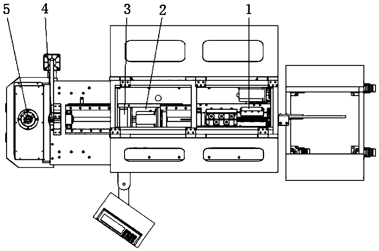 High-precision five-axis automatic wire forming machine