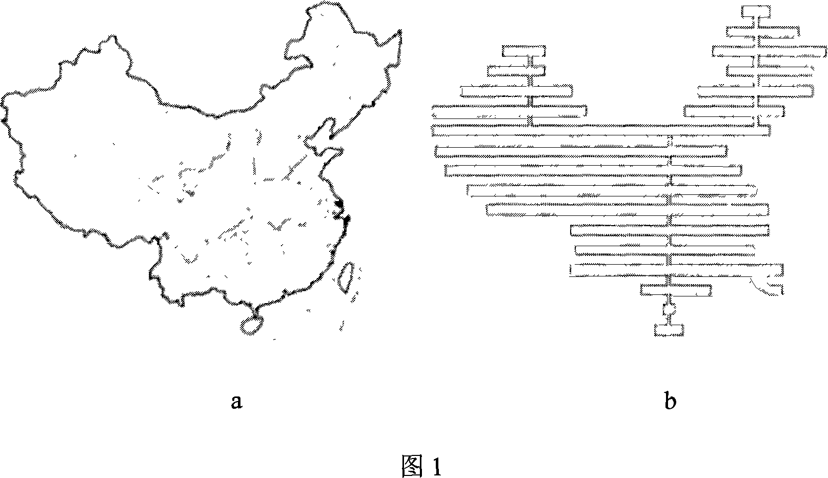 Method for constructing complicated Nano form by suing DNA molecule