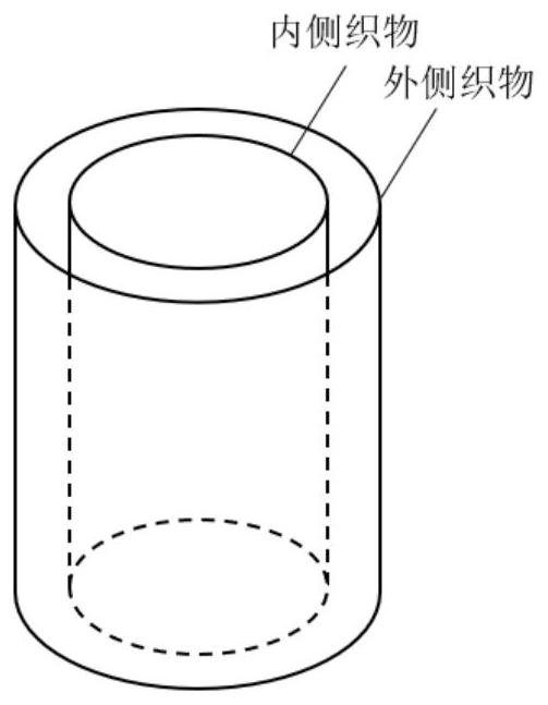 Cylindrical seamless warp-knitted interval protective cover and weaving method thereof