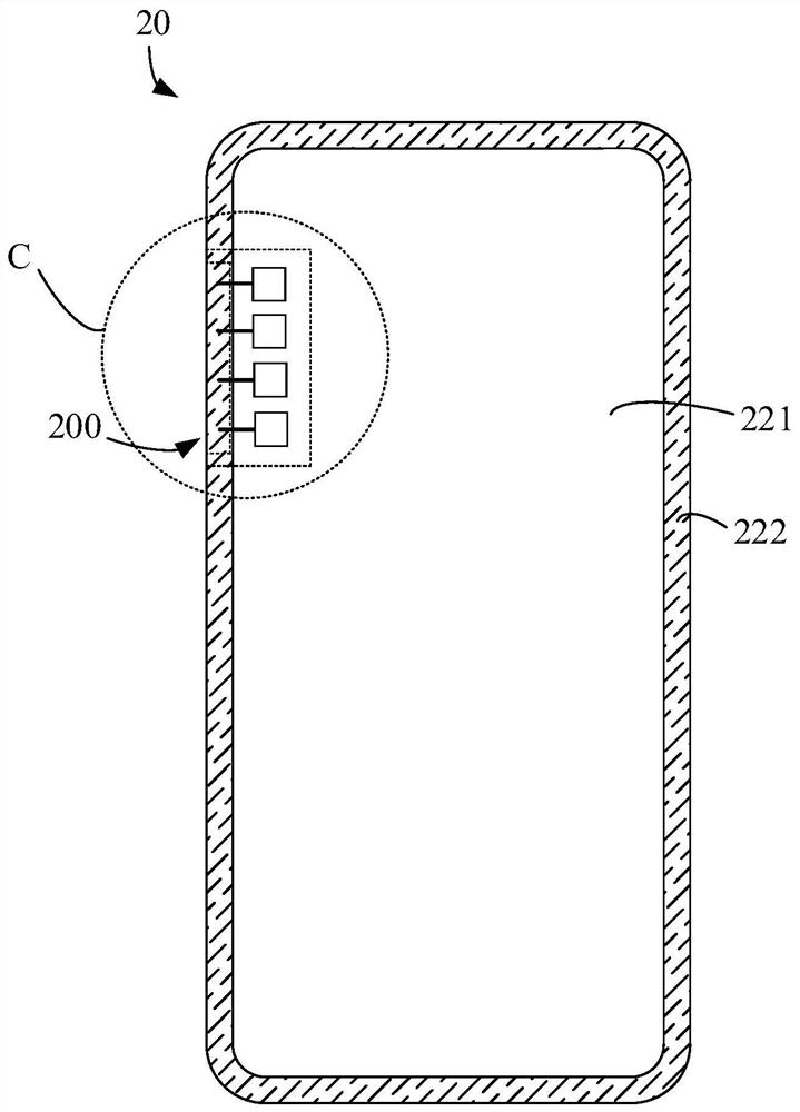 Display screen assembly and electronic equipment