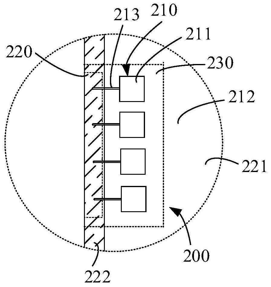 Display screen assembly and electronic equipment