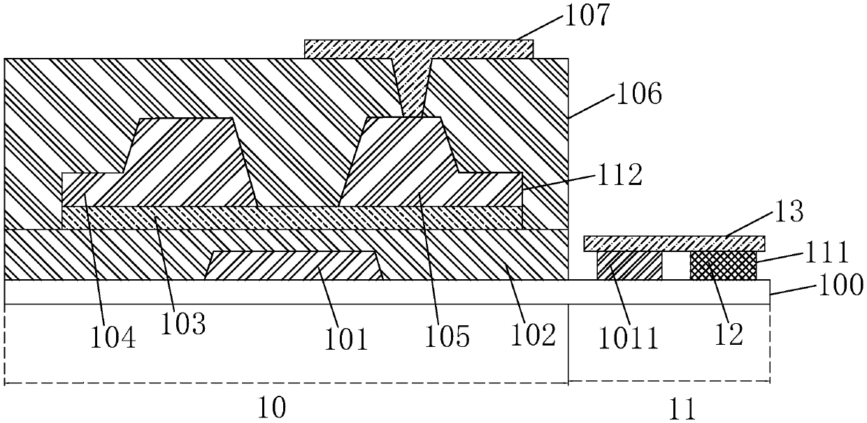 TFT array substrate board and alignment method thereof