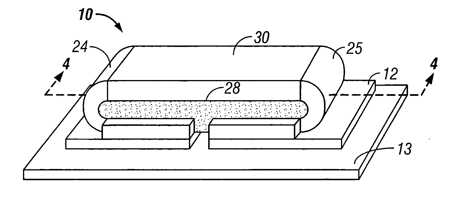 Surface mount electrical resistor with thermally conductive, electrically insulative filler and method for using same