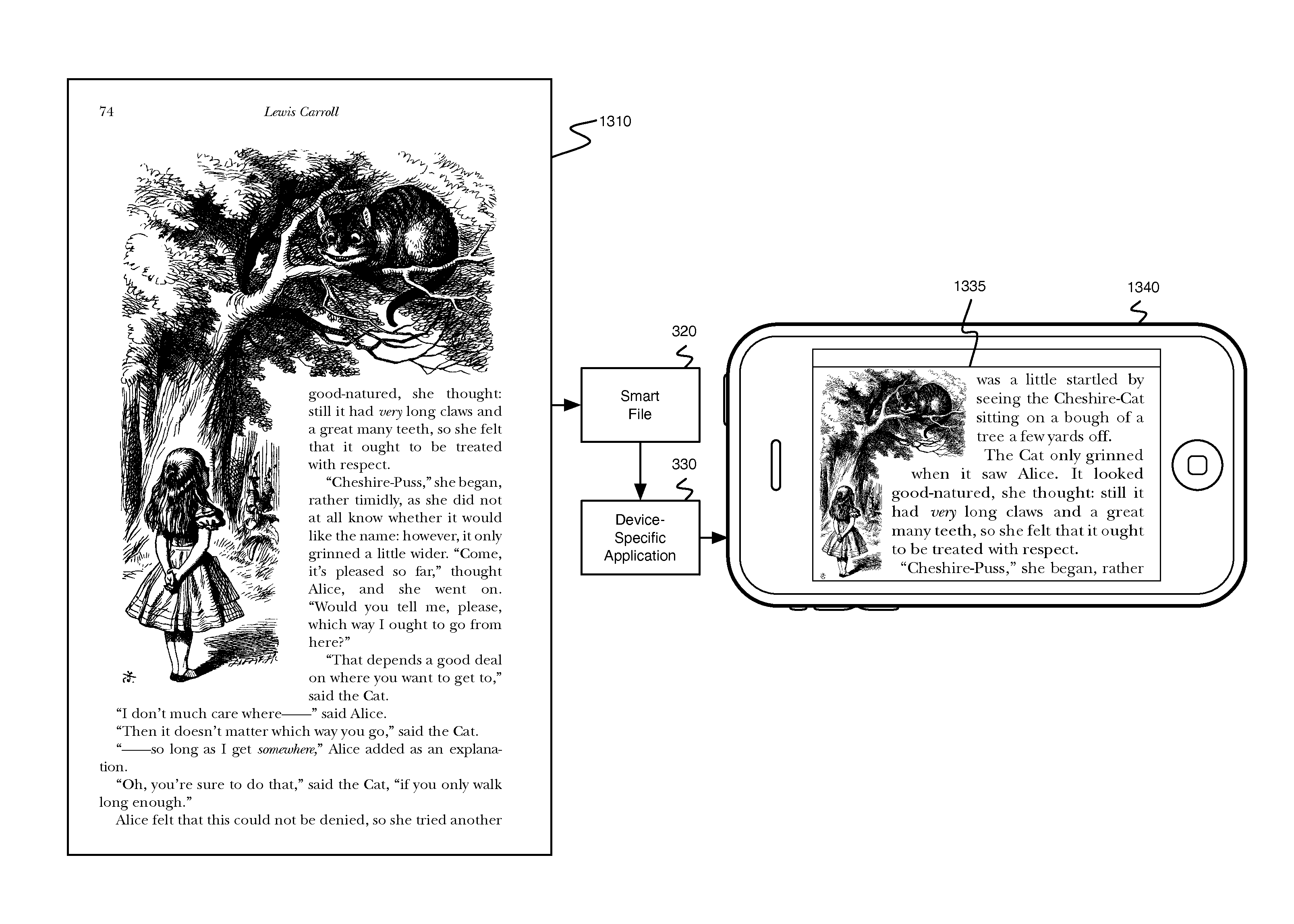 System and method for converting the digital typesetting documents used in publishing to a device-specfic format for electronic publishing