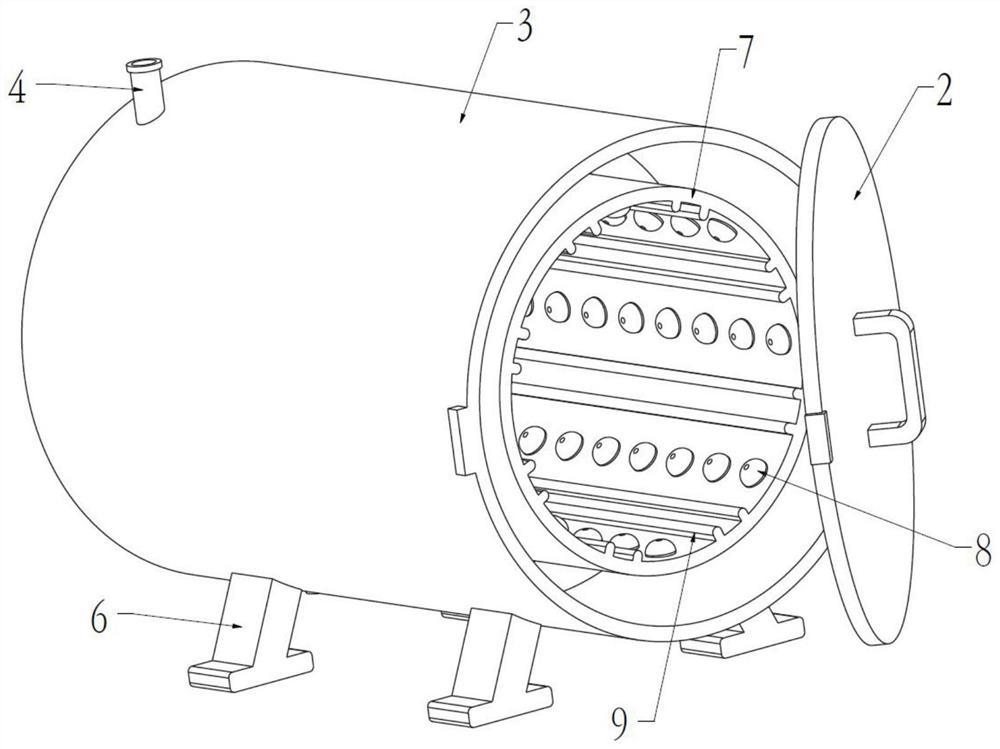 Small-sized washing device driven by water power