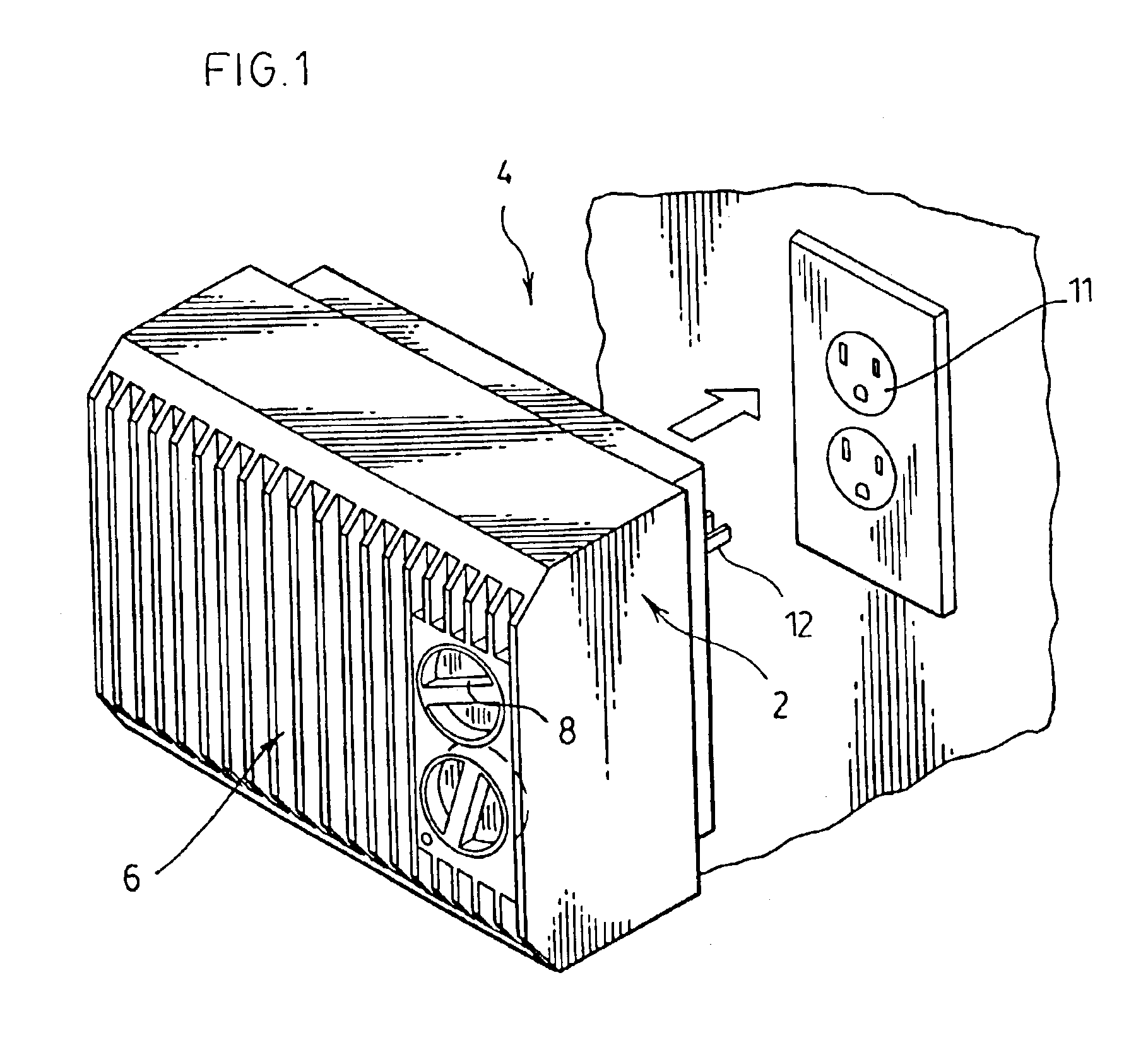 Electric circuit for portable heater