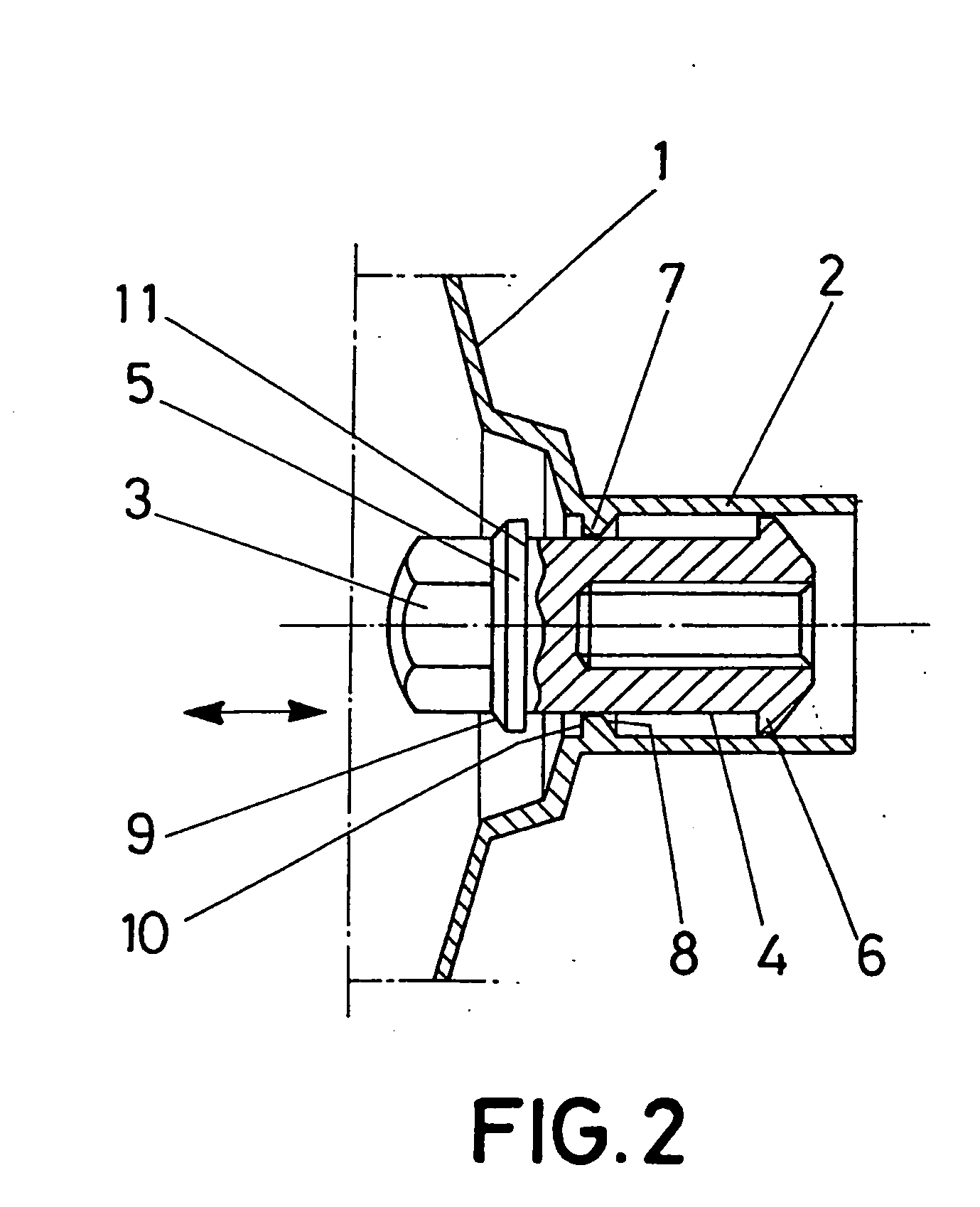 Hubcap with fastening elements coupled therein