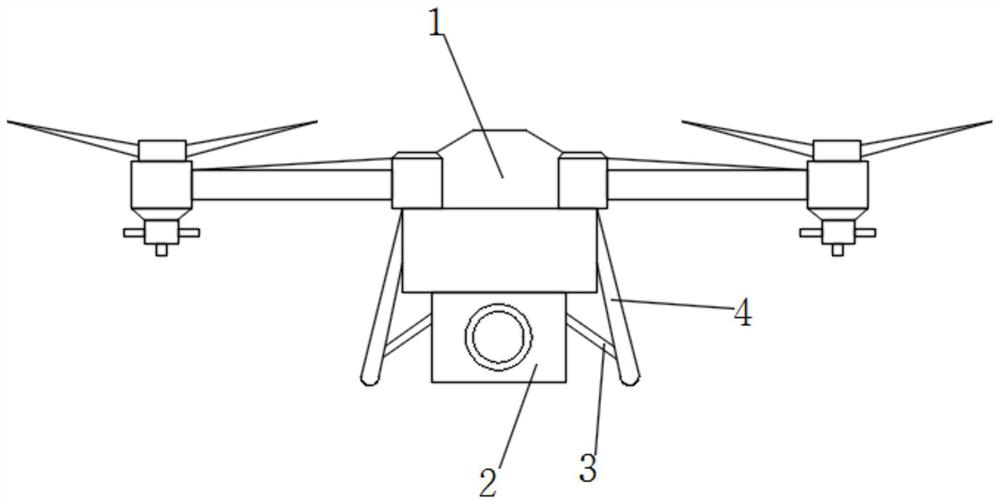 Unmanned aerial vehicle surveying and mapping device