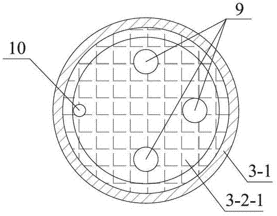 Float switch type free flow discharge forecast device for upper reservoir dam of pumped storage power plant