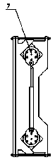 A dual-cylinder synchronous radial load test device