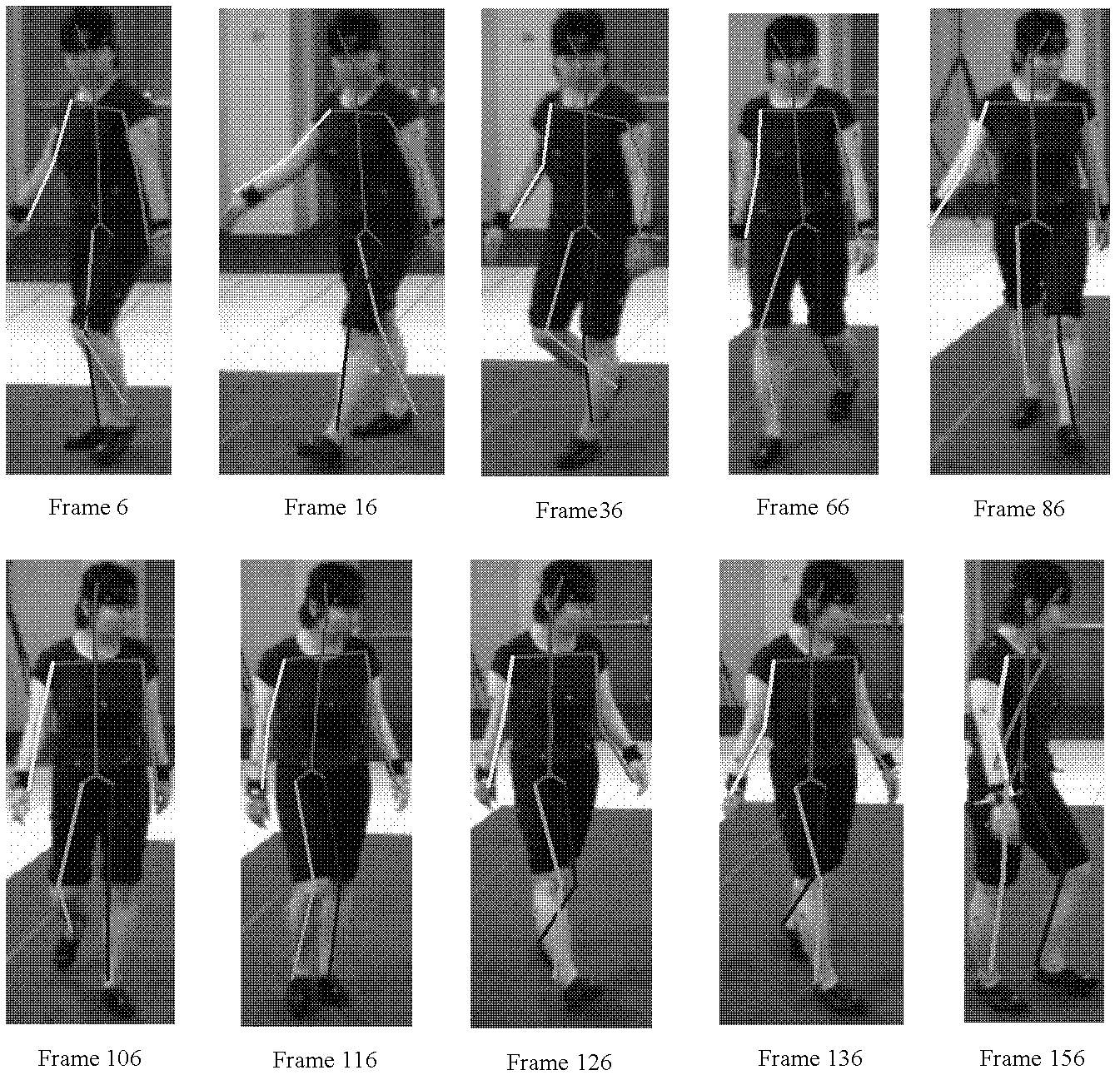 Human movement tracking method based on combination of production and discriminant