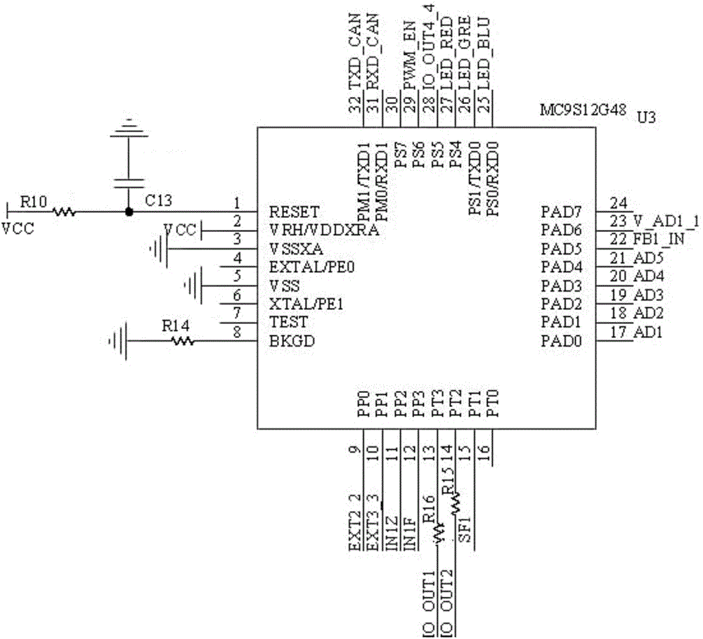 Control circuit of tree climbing robot