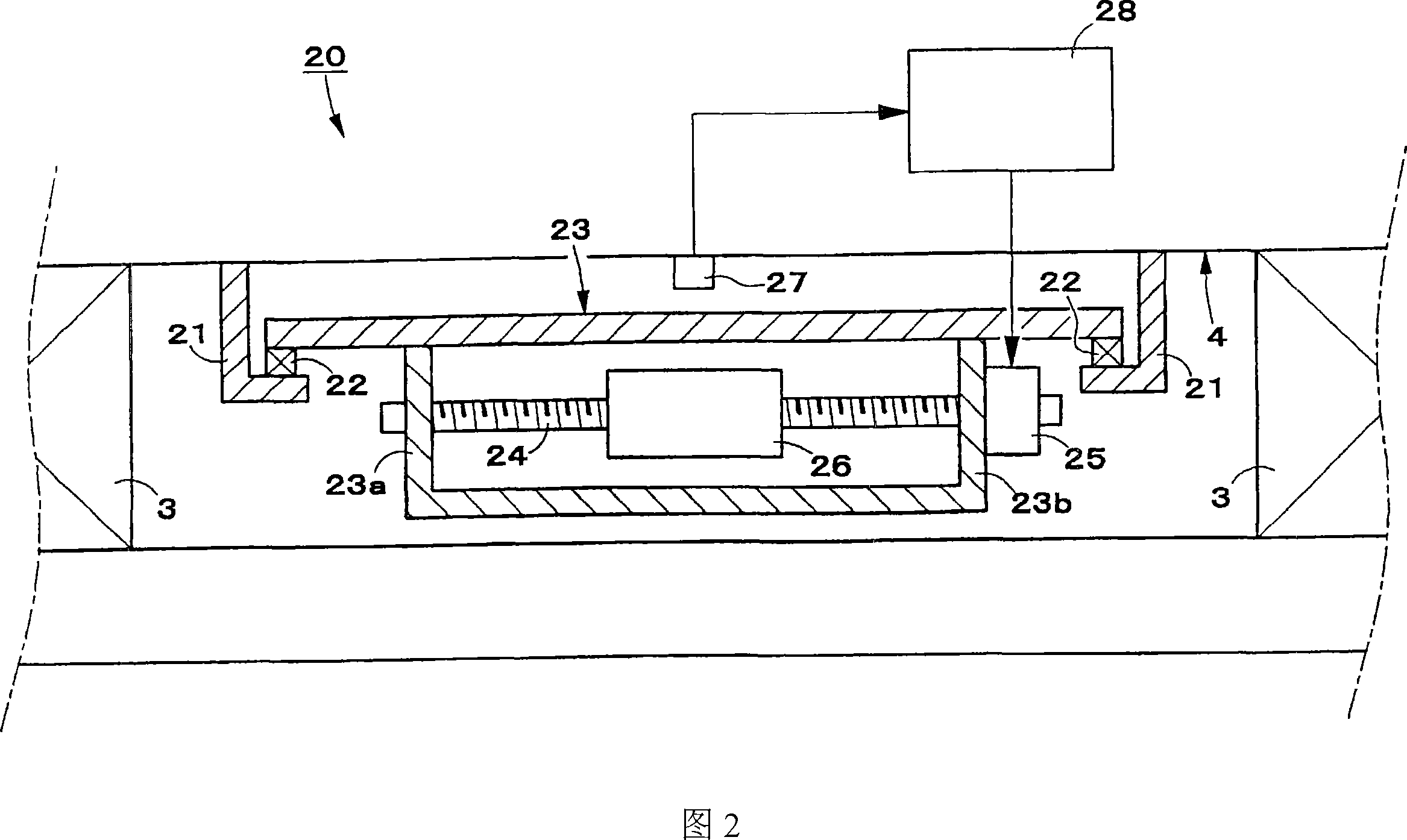 Damping device of elevator