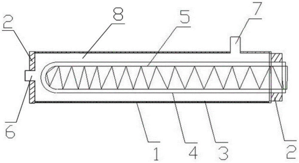 Heating device with ultraviolet sterilizing function