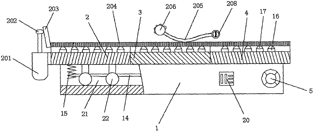 Multifunctional rehabilitation exercise device for serious illness of neurosurgery