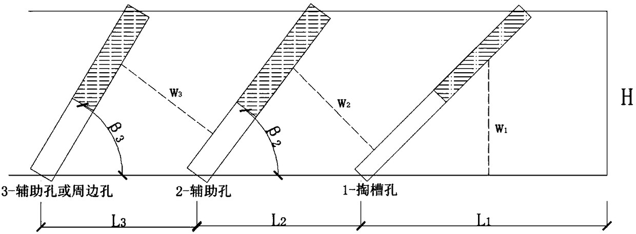 Calculation method of reasonable delay time of single-hole-interval millisecond vibration-absorbing blasting of electronic detonator