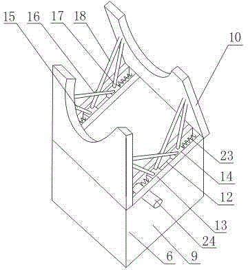 Trepanning machining mechanism