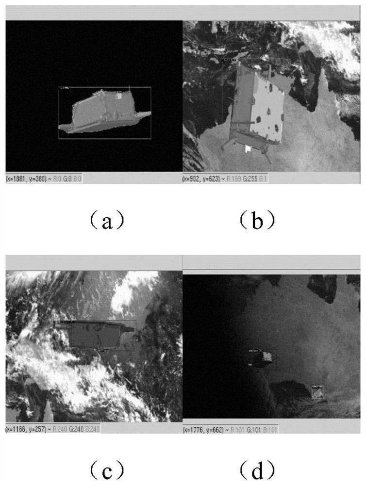 Deep learning and geometric algorithm combined non-cooperative target relative pose estimation method