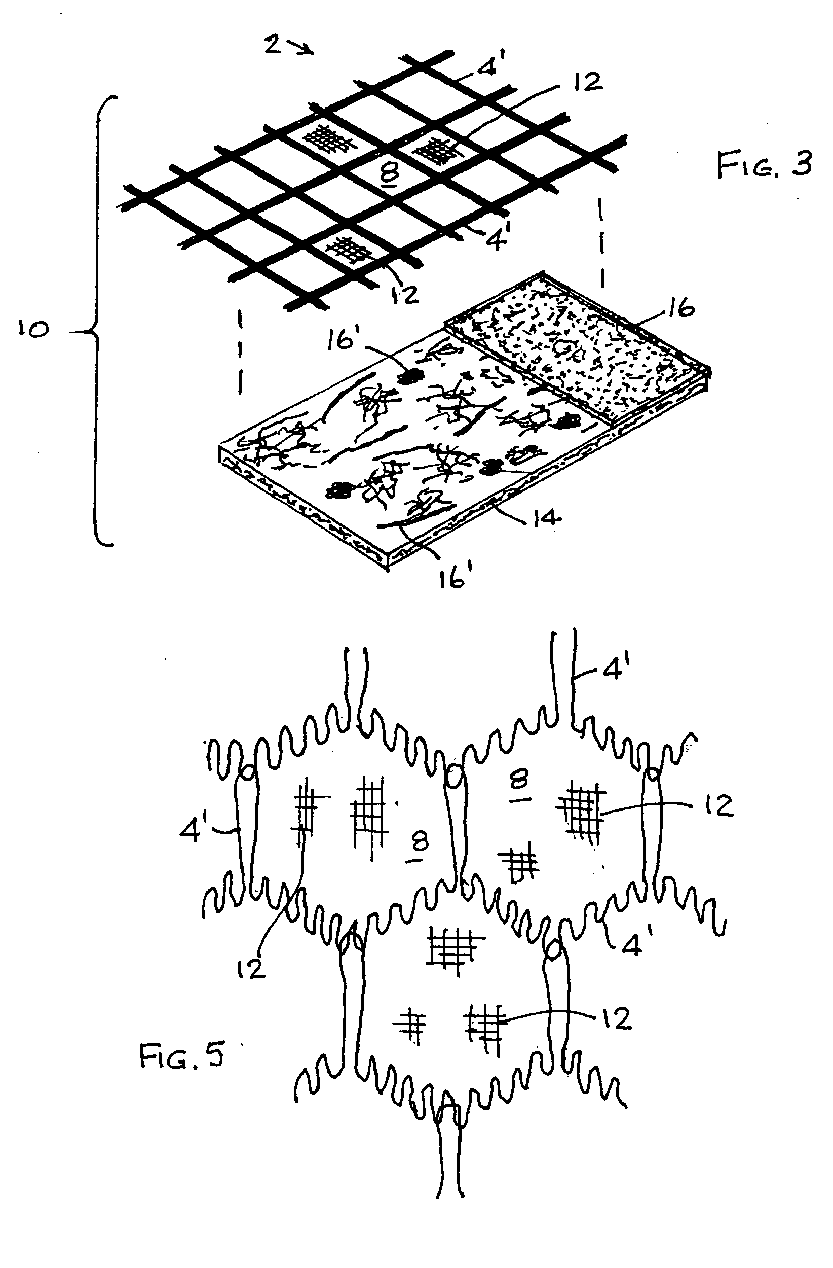 Laminated casing having multiple porosities