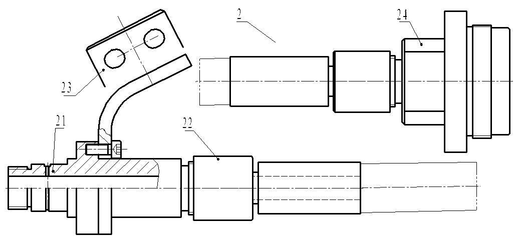 Electrochemical machining device for multi-taper inner bores