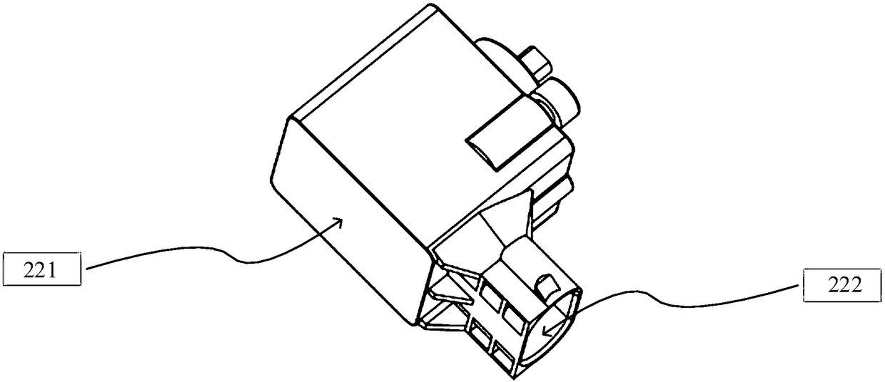 Interior air conditioning device and automobile