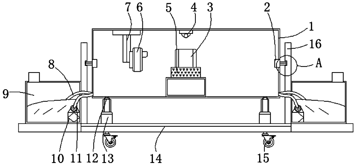 Combined bridge construction simulation device with intelligent analysis function