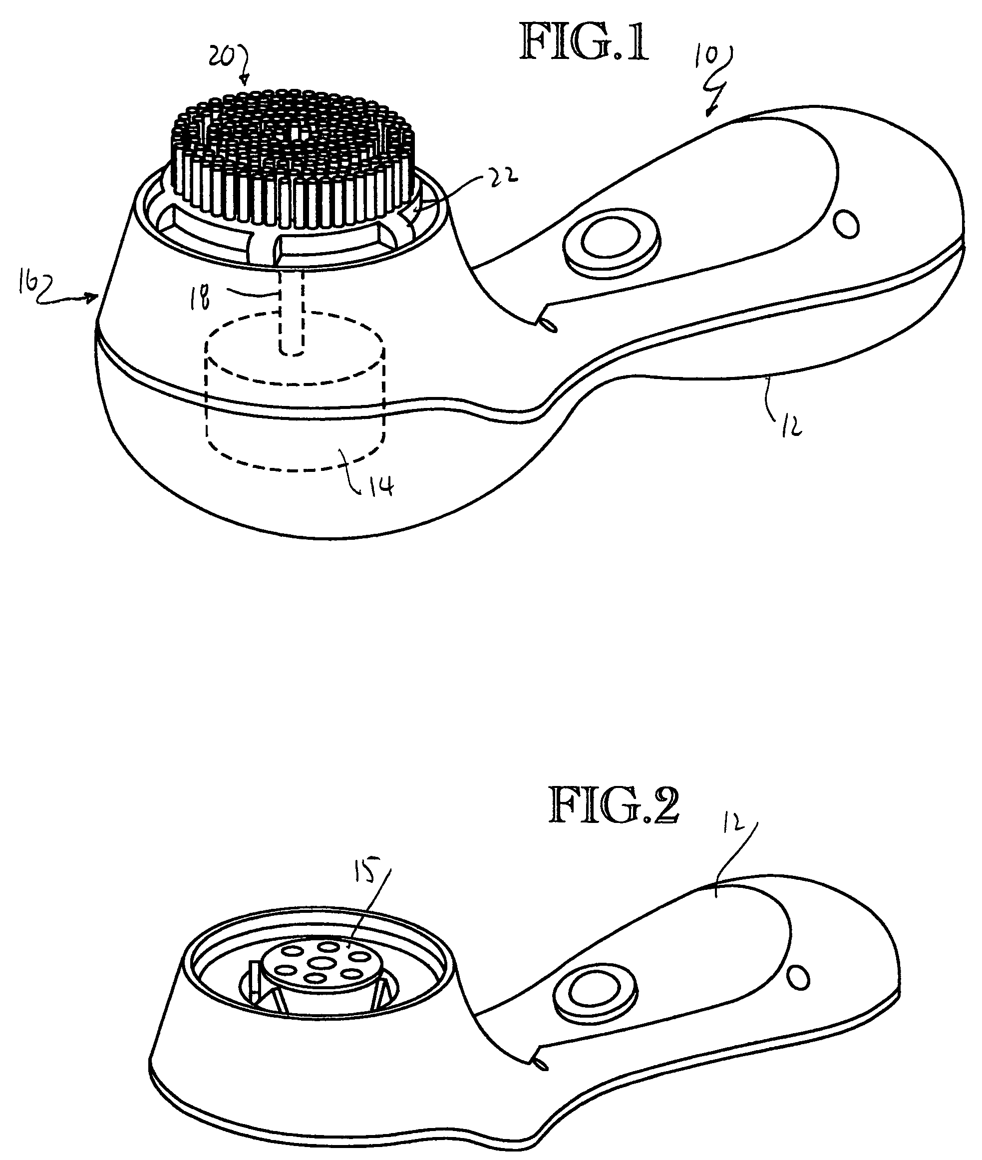 Method for enhancing the shaving process for humans using an oscillating skin brush