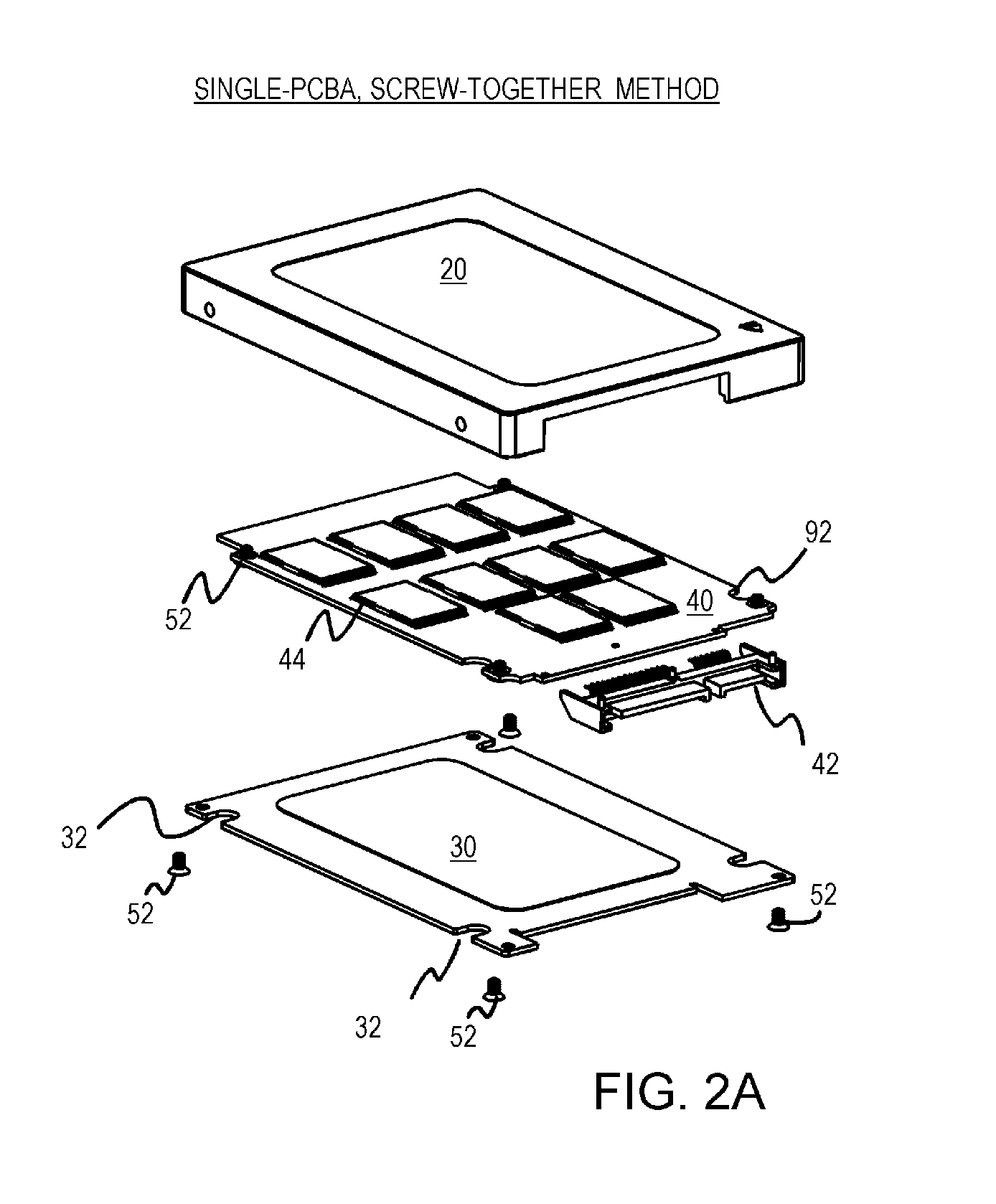 Hard Drive with Metal Casing and Ground Pin Standoff to Reduce ESD Damage to Stacked PCBA's