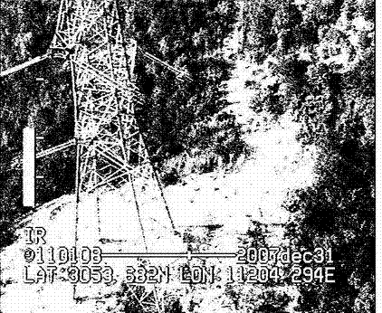 Rapid image recognizing method of power tower pole outline