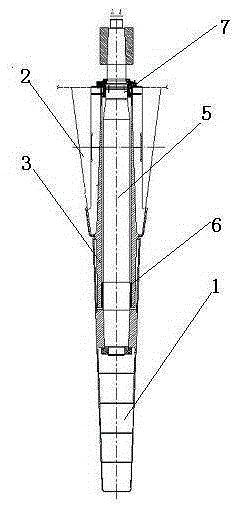 Streamline rudder sleeve