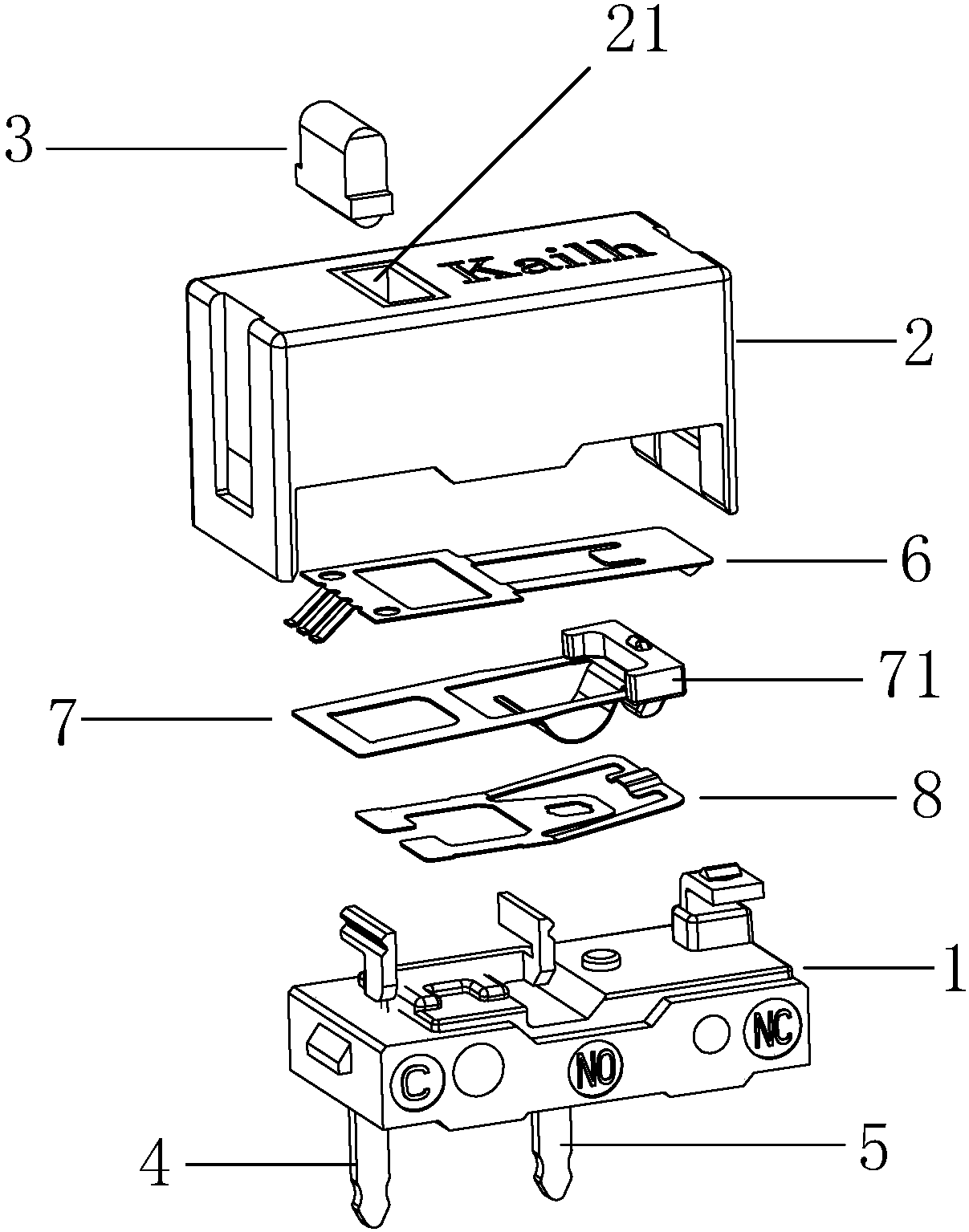 Mute micro-switch