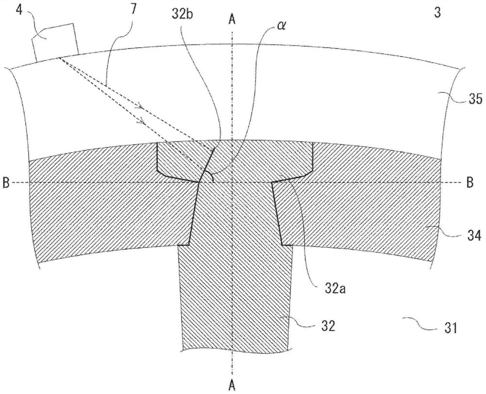 Rotor tooth crack inspection method