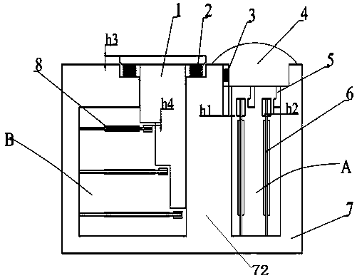 A piezoelectric deceleration belt energy recovery device