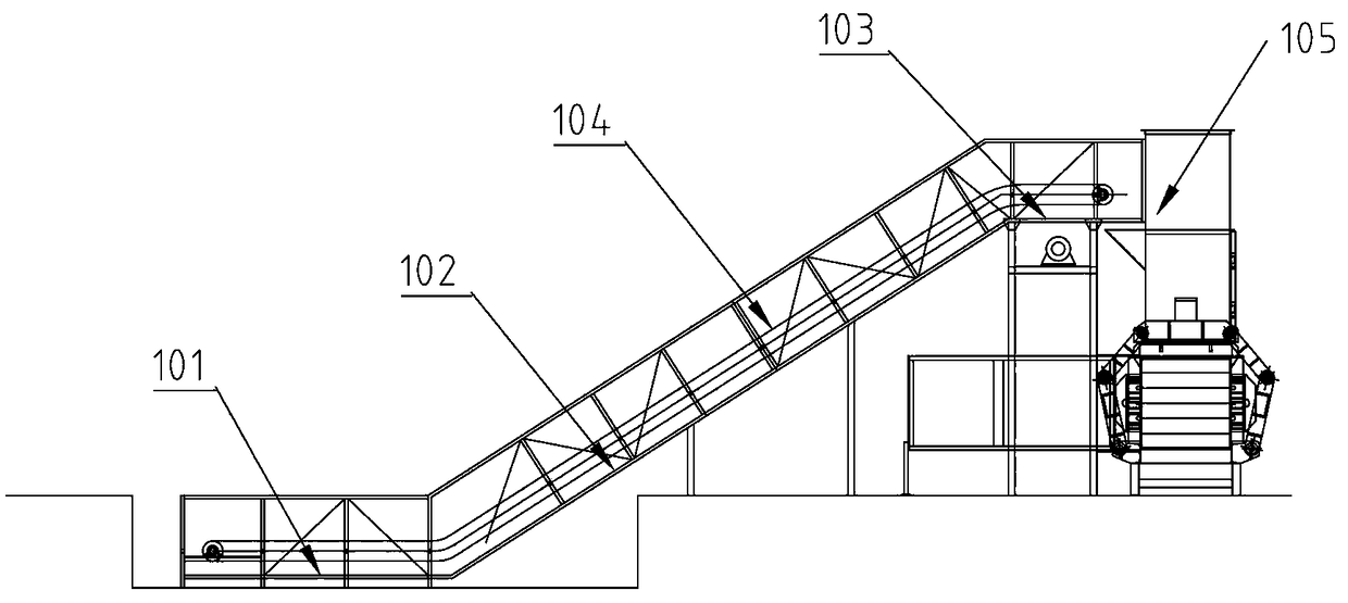 Solid material sealed packaging system after material compressing and baling