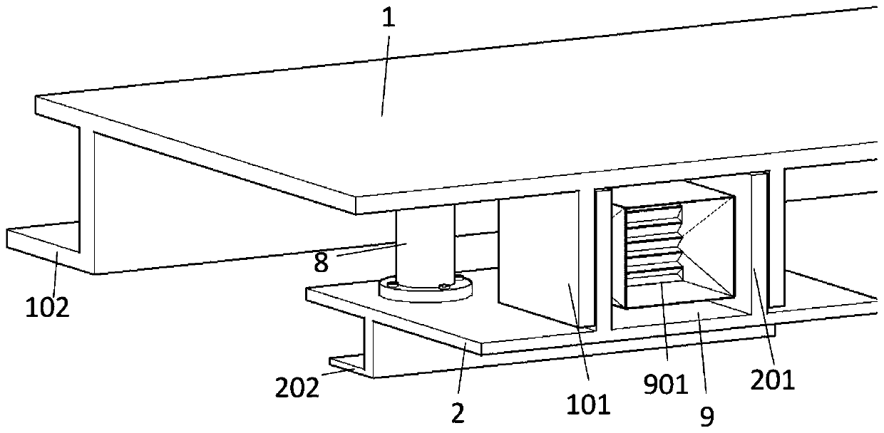 Anti-subsidence chassis crawler device for traveling of seabed mine collecting vehicle and traveling self-rescue method thereof