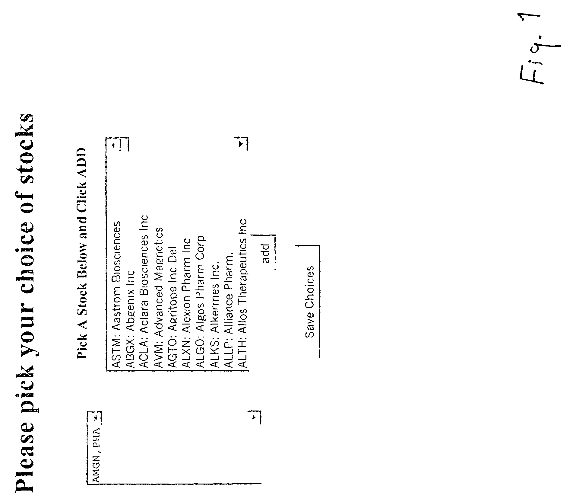 Dynamic security price and value comparator and indexer