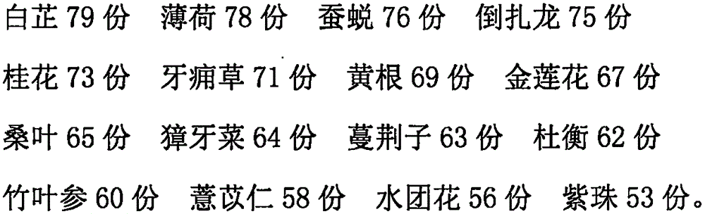 Traditional Chinese medicine preparation for treating periodontal diseases and preparation method