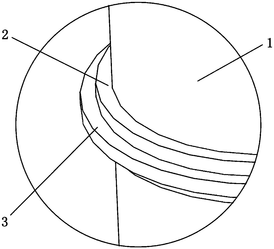 Laminar flow stirring device and stirring method