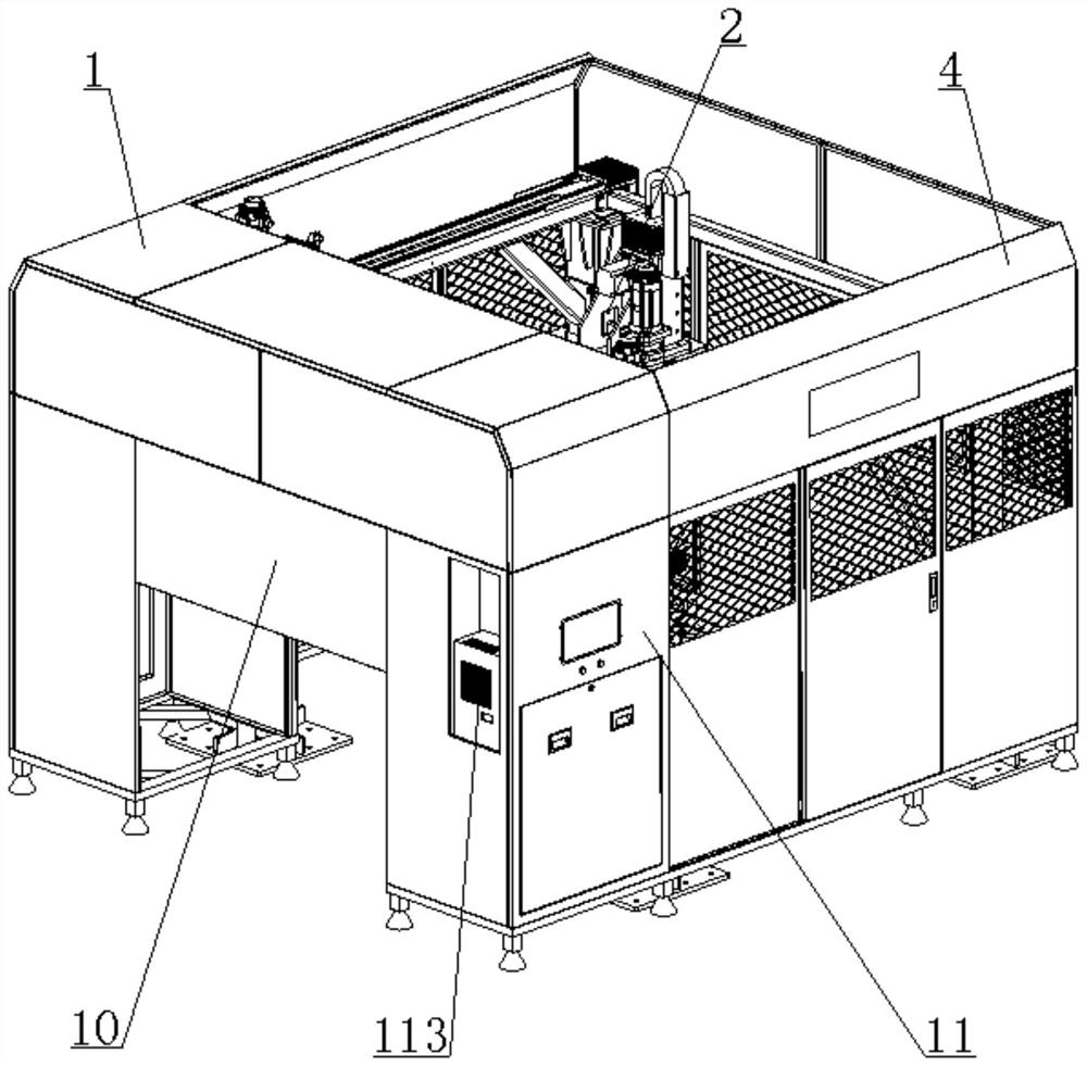 Intelligent visual garbage sorting robot for building garbage