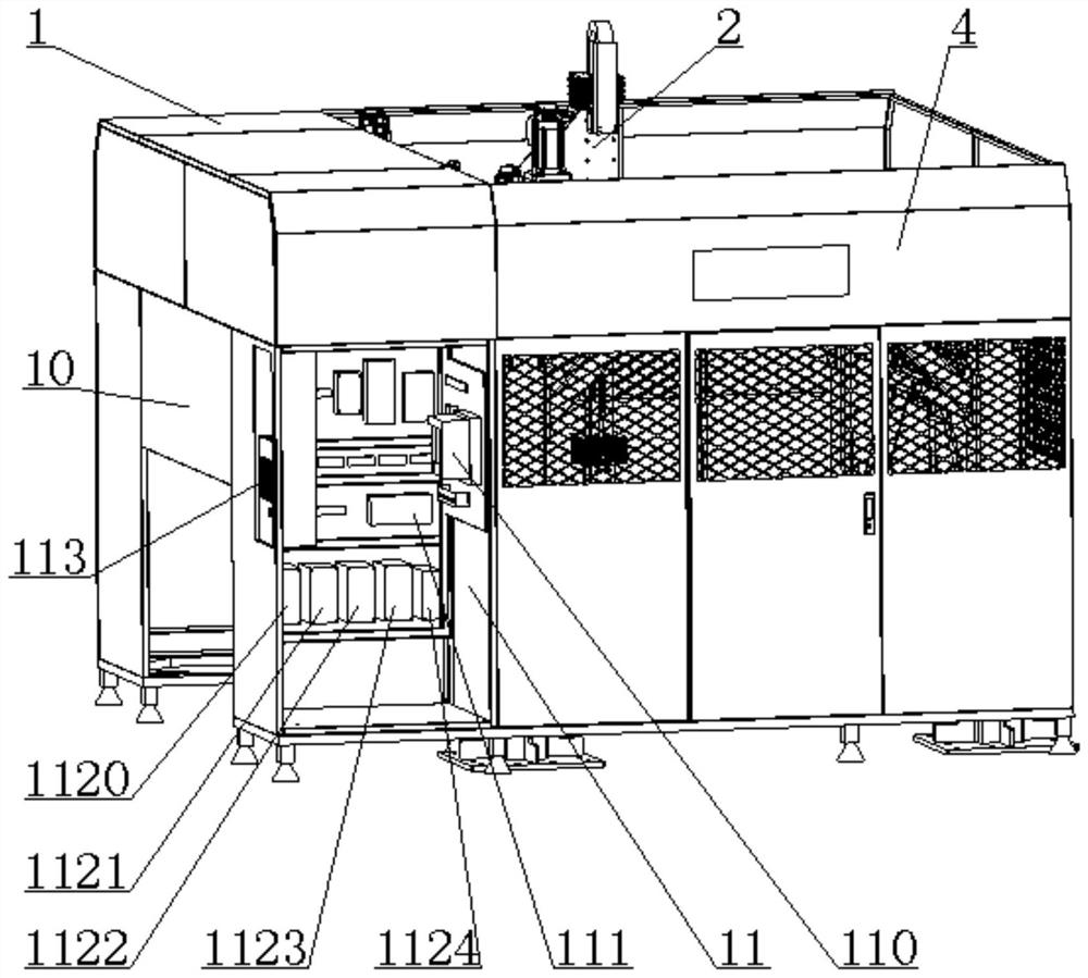 Intelligent visual garbage sorting robot for building garbage