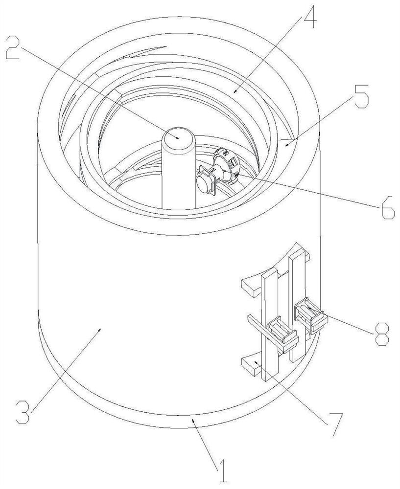 A detection device and method for studying the impact mechanics of phc pipe piles