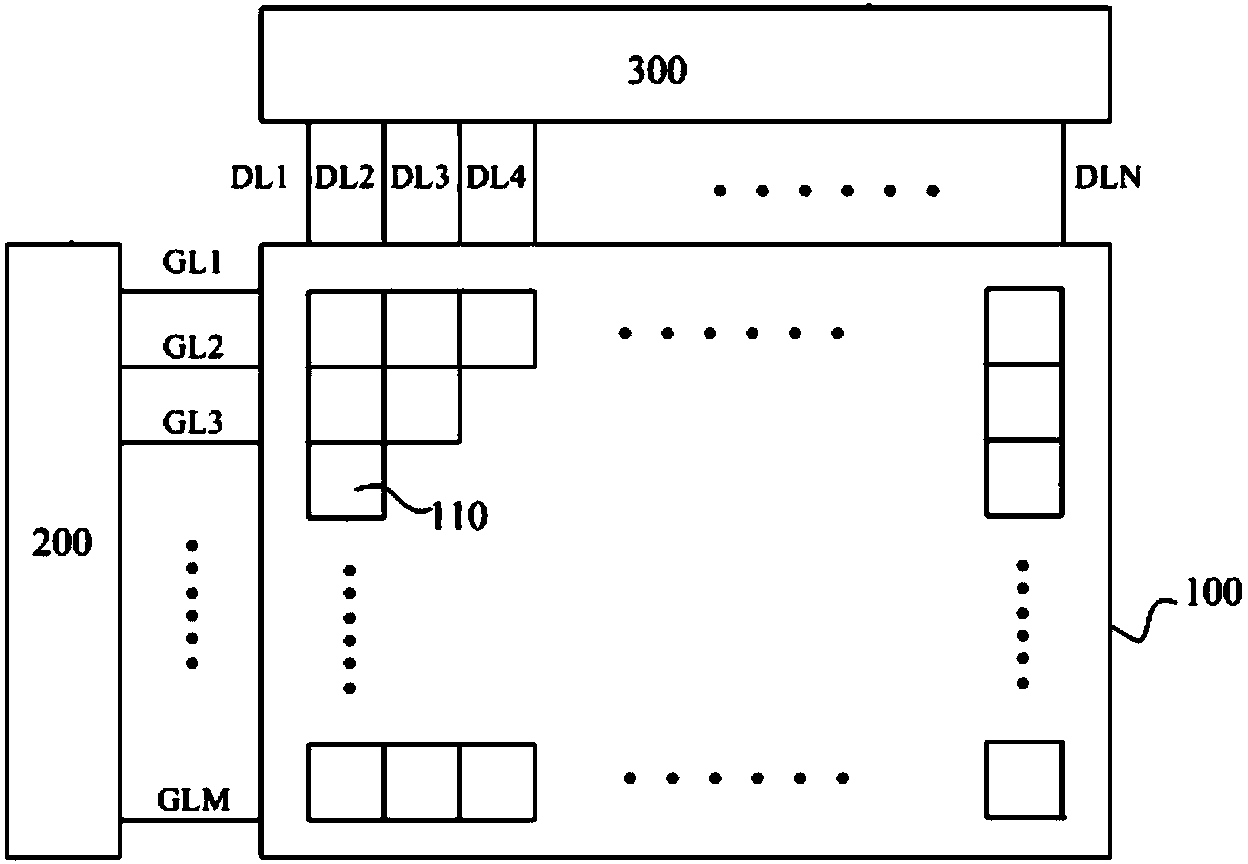 Display panel, and pixel structure and driving method thereof