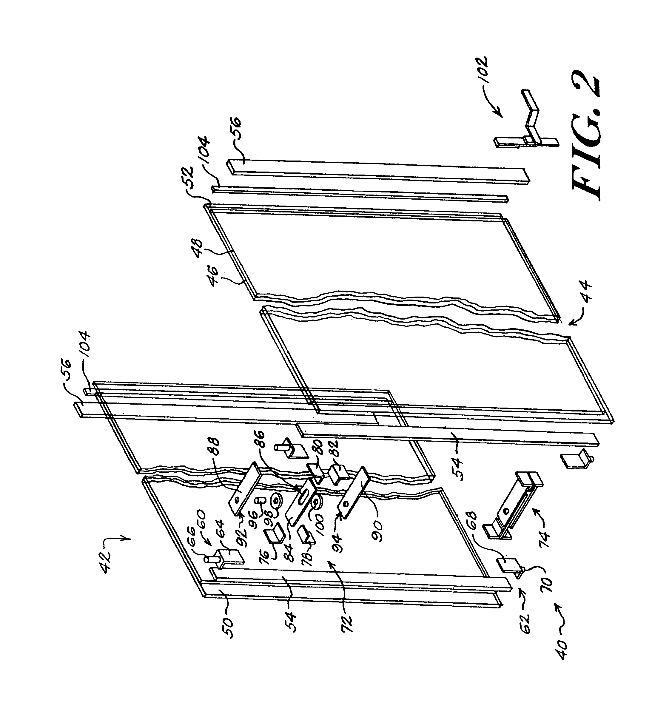 Frameless window module