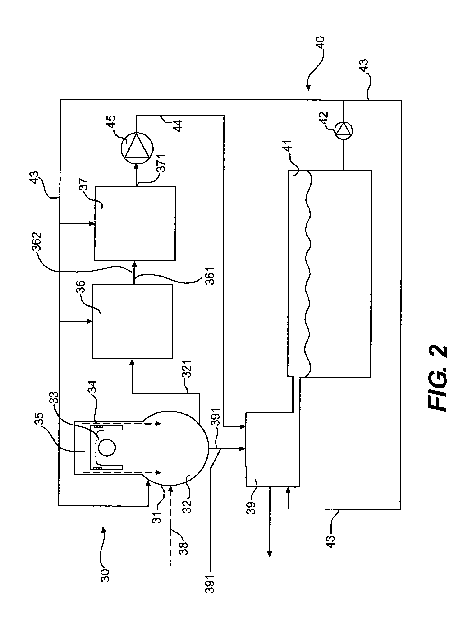 Lubrication system for a power plant