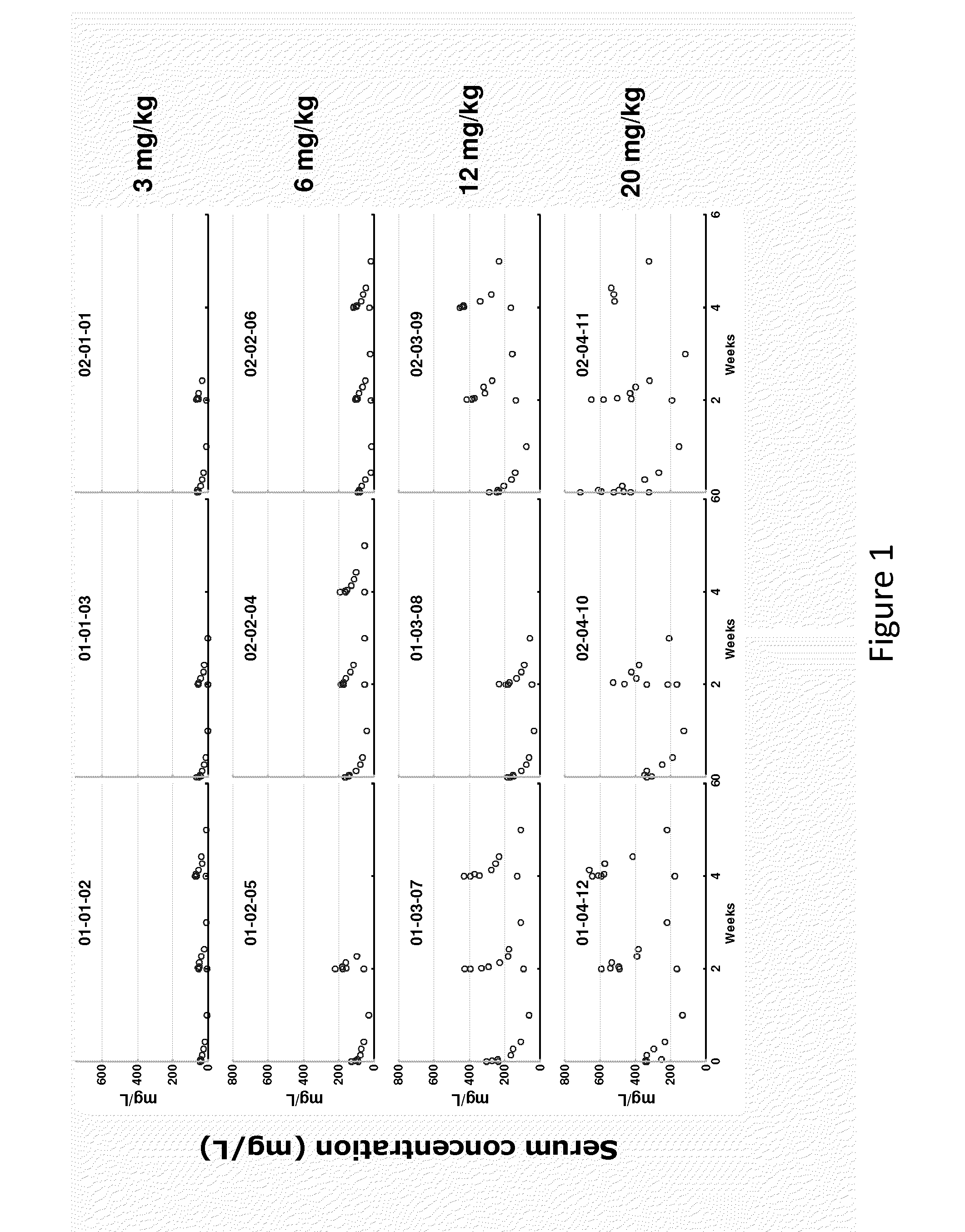 Dosage and administration of bispecific scfv conjugates