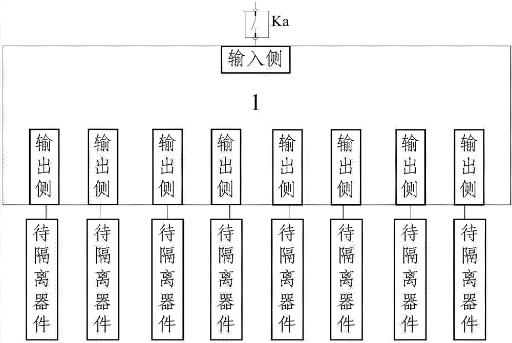 Remote isolation circuit and braking fault isolation system and method for unmanned train