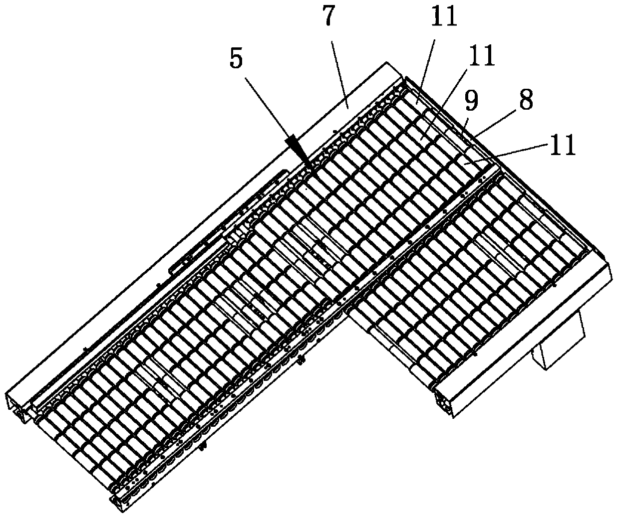 Automatic plate taking and putting device with mechanical arms matched with code reading