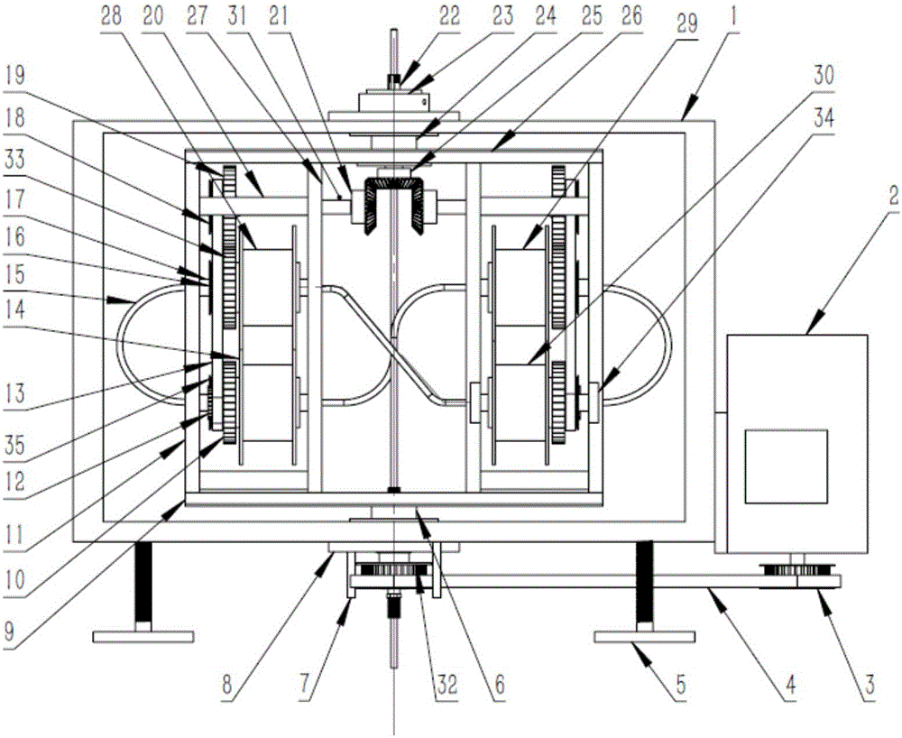 Multi-column quadrature-axis countercurrent chromatograph