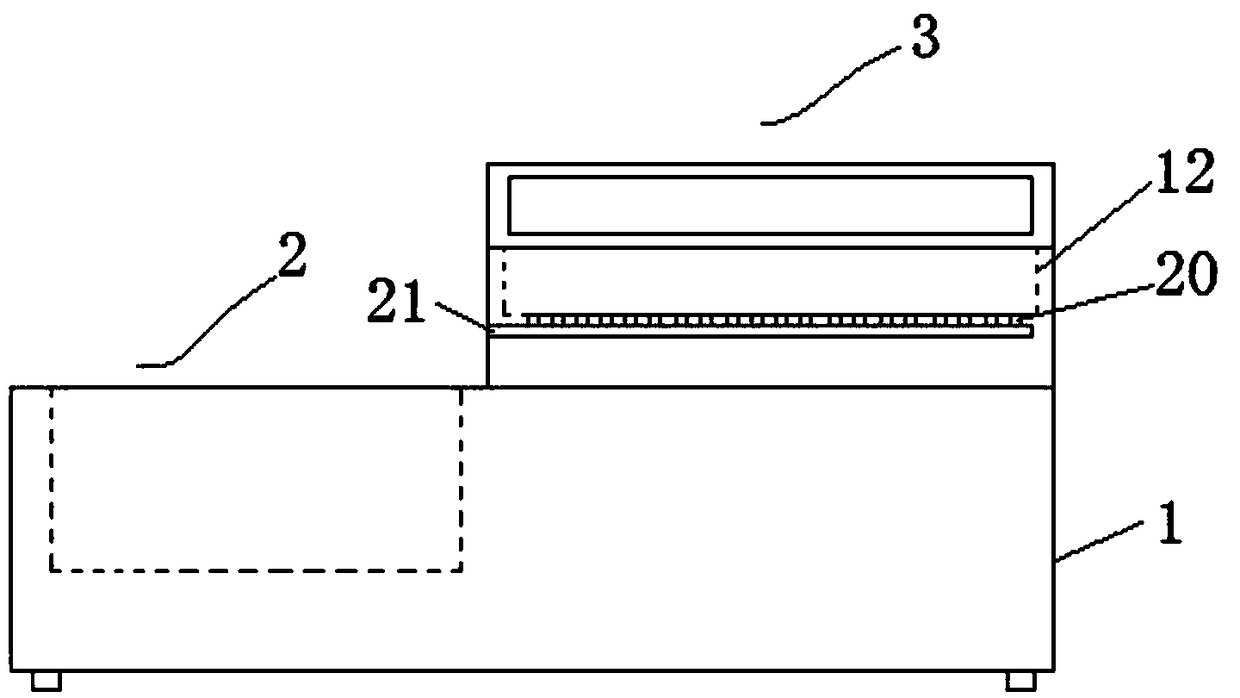 Section spreading and drying integrated machine and method