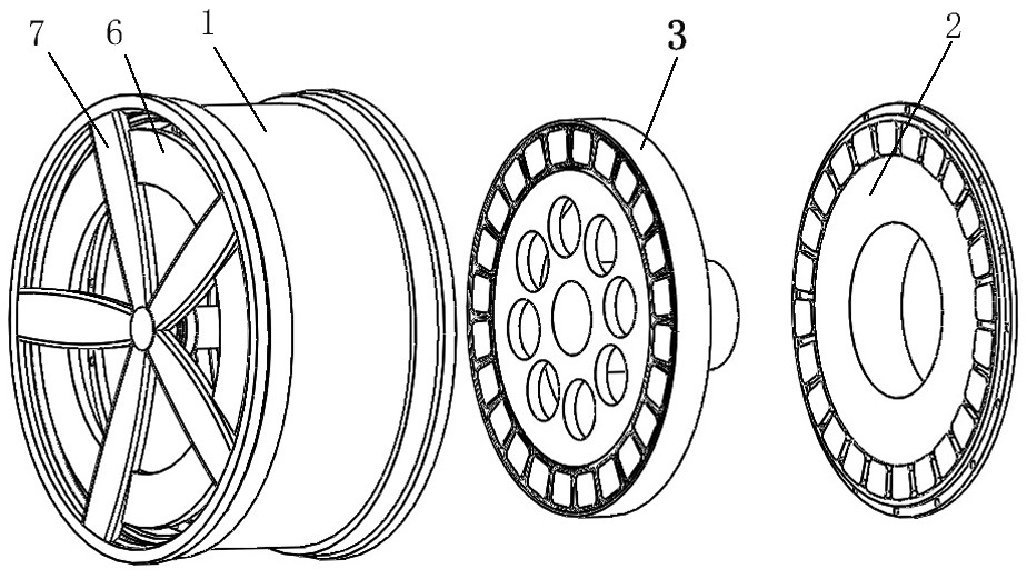 Axial flux outer rotor hub motor
